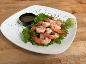 Shrimp from Hereford and Hops in Escanaba, Michigan